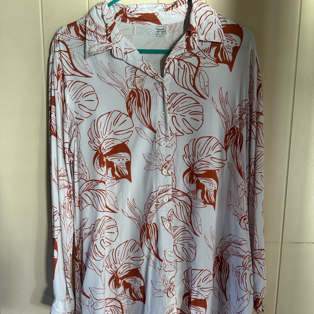 Longsleeve Button-Up Dress